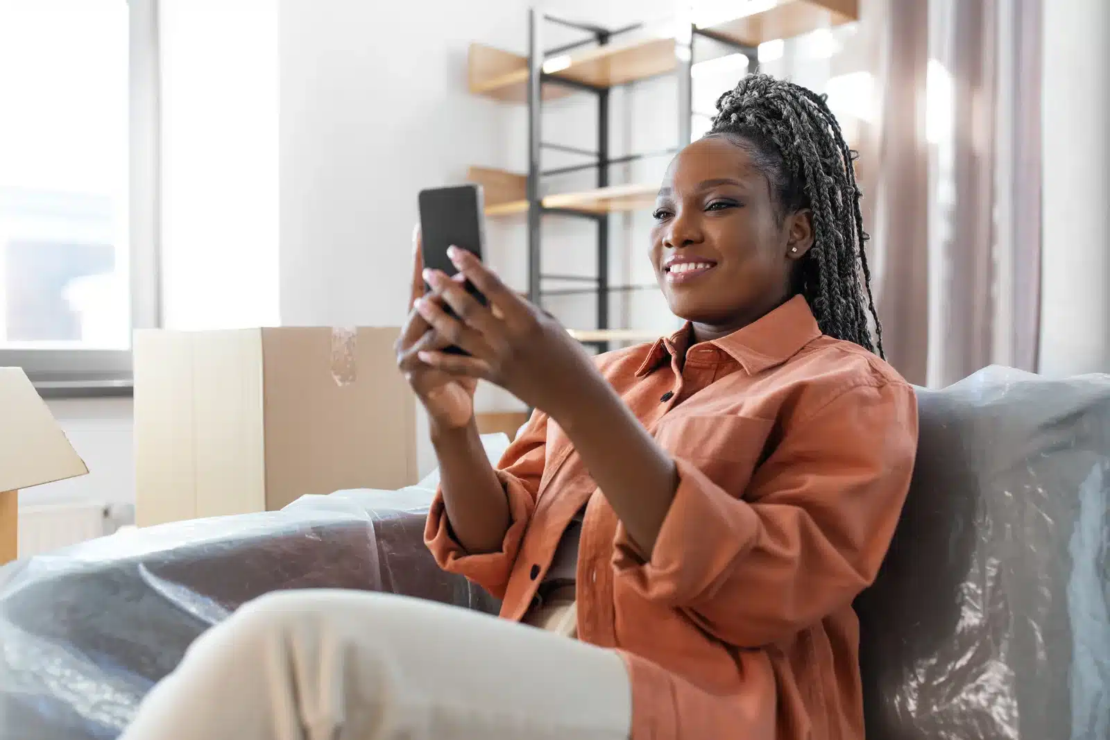 Person who just moved into new home