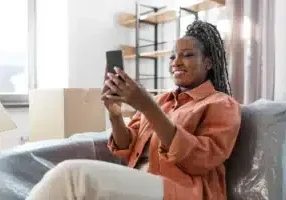 Person who just moved into new home